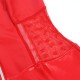 Рокля SUBBLIME - 957728 LACE ZIPPER LEATHER DRESS RED S/M