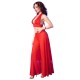 Бельо CHILIROSE - CR 4857 RED TOP AND PANTS SET SIZE XL