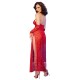 Рокля с ръкавици CHILIROSE - CR 4853 RED LACE DRESS WITH GLOVES L/XL