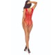 Секси боди PASSION - BS109 RED BUTTERFLY BOSYSTOCKING