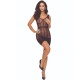 Секси боди PASSION - BS113 BLACK LACE BODYSTOCKING