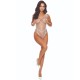 Секси боди PASSION - BS114 WHITE GRID BODYSTOCKING