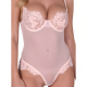 Секси боди PASSION - ZOVEL BODY LIGHT PINK S/M