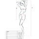 PASSION WOMAN BS027 BODYSTOCKING DRESS STYLE BLACK ONE SIZE