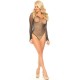 Секси боди LEG AVENUE FISHNET THONG BACK TEDDY BODYSUIT ONE SIZE