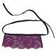 Корсет SUBBLIME CORSET THING AND BLINDFOLD BLACK AND PURPLE L/XL