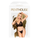 PENTHOUSE DOUBLE SPICE TWO PIECES SET - BLACK S/M