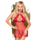 PENTHOUSE LIBIDO BOOST BABYDOLL - RED S/M